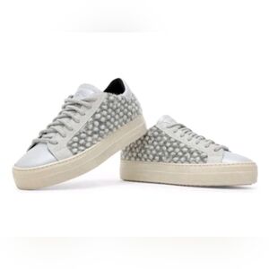 P448 Womens Thea Wool Bubble Sneakers Size 39 Gray EUC